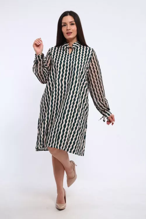 Платье 31939 бежевый последний размер