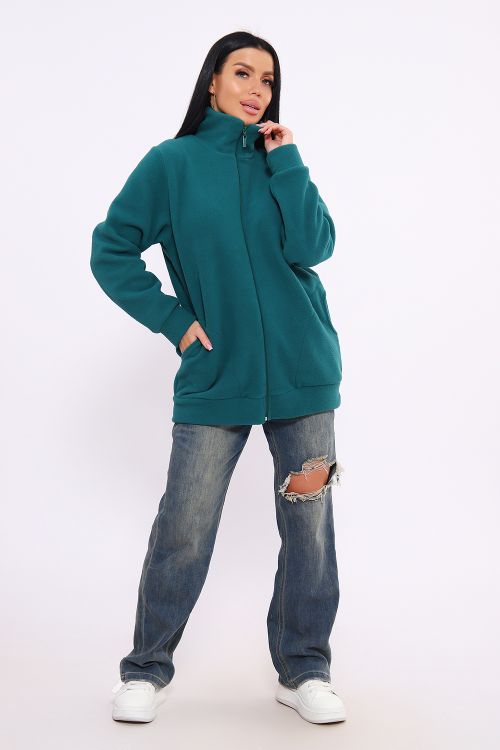 Толстовка 94856 изумруд последний размер
