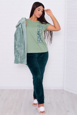 Костюм женский 5-322а (изумруд)