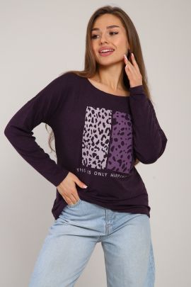 *Джемпер женский Ф-3-041 (черничный)