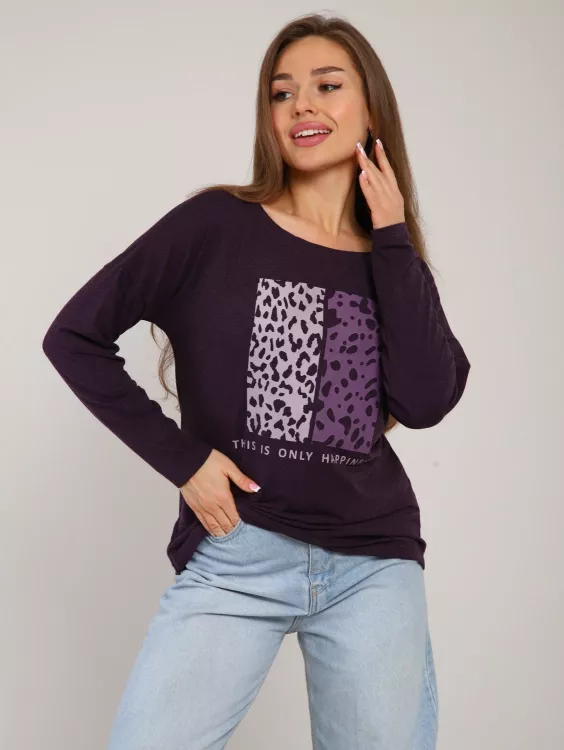 *Джемпер женский Ф-3-041 (черничный)