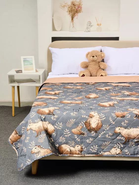 Покрывало детское из поплина - Капибара