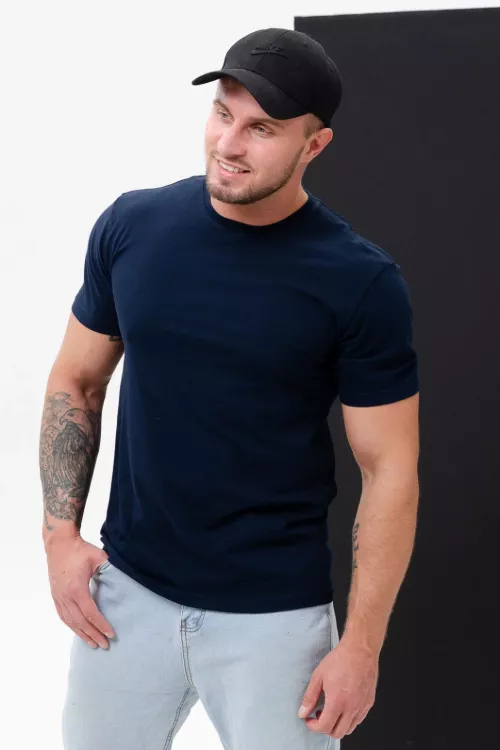 Футболка мужская Матвей темно-синий последний размер