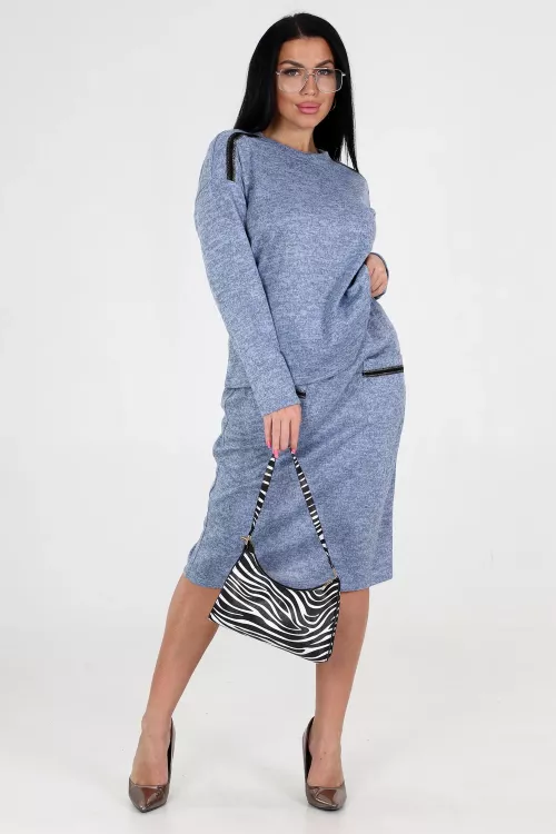 Костюм женский с юбкой 658714