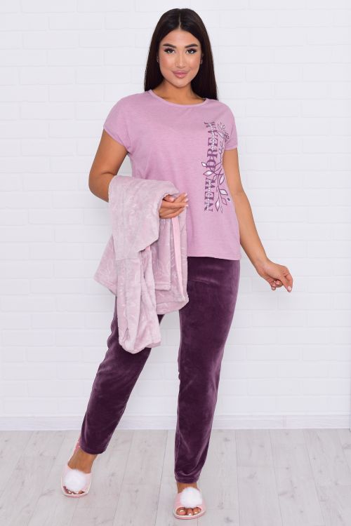 Костюм женский 5-322в (ежевичный мусс)