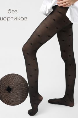 Колготки из микросетки с рисунком ромб SP1112