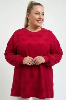 Ребека свитшот женский (махра Микки бордо)