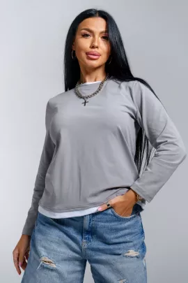 Рига(серый) лонгслив