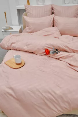 Пододеяльник Микрофибра Страйп - Пудра