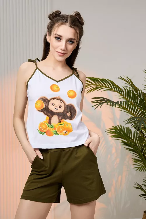 Костюм с шортами женский 497307