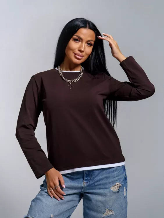 Рига(шоколад) лонгслив