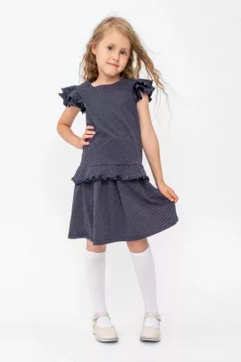 Костюм детский Полька синий последний размер