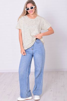 Футболка женская 6-200з (молоко)