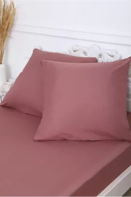 Комплект наволочек полисатин гладкокрашенный - Коричневый