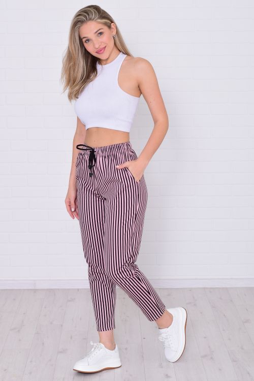 Брюки женские 8-031г1 (пудра)