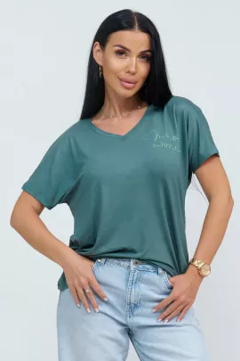 Оксана(зеленый) футболка