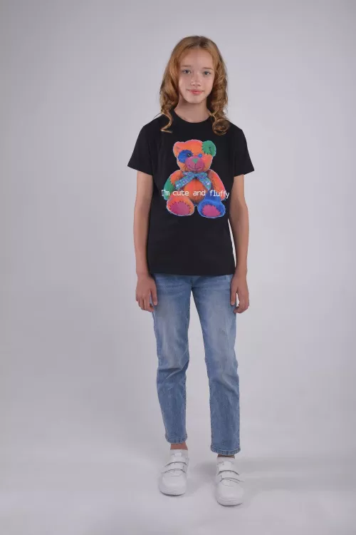 Футболка детская для девочек Teddy арт.6173814