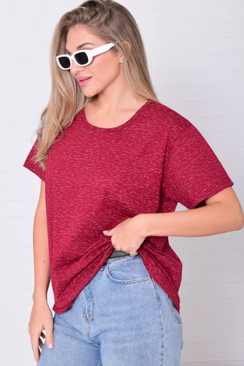 Футболка женская 6-200м (бордо)