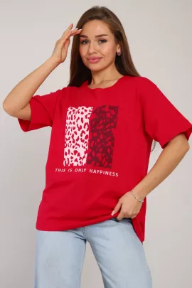 *Футболка женская Ф-2-043б (ягодный)