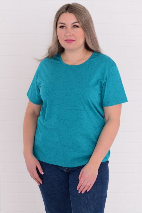 Футболка женская 6-200н (изумруд)