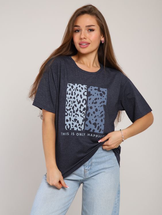 *Футболка женская Ф-2-043в (графит)