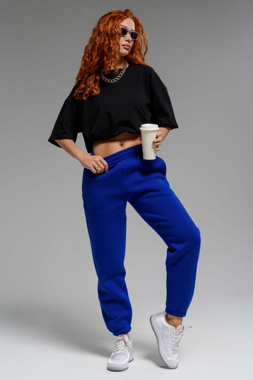 Брюки 14432 темно-синий последний размер