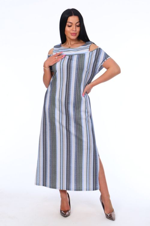 Сарафан 24757 голубой последний размер Сарафан 24757 голубой последний размер