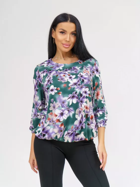 Фиалка(голубой) блузка