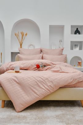 КПБ Микрофибра-Страйп - Пудра