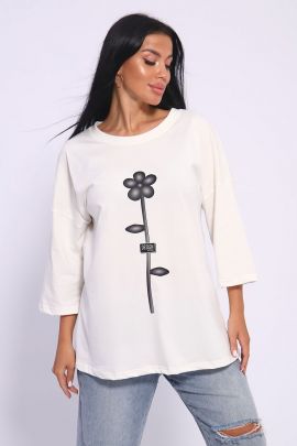 Футболка 50560 молочный последний размер