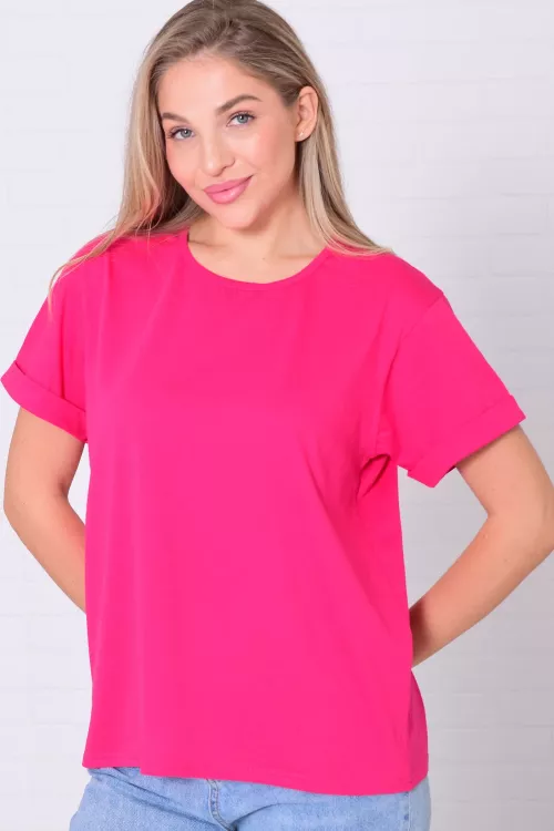 Футболка женская 6-200п (фуксия)