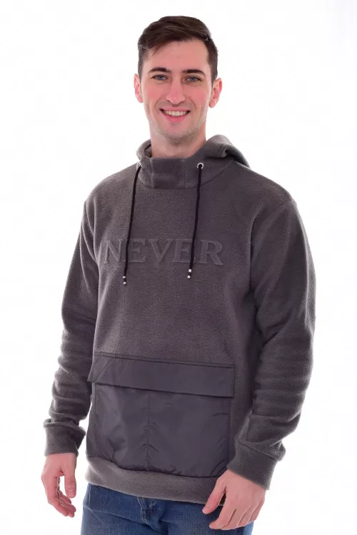 Толстовка мужская 9-155 (серый)