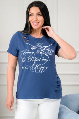 Футболка 0936-54 индиго последний размер