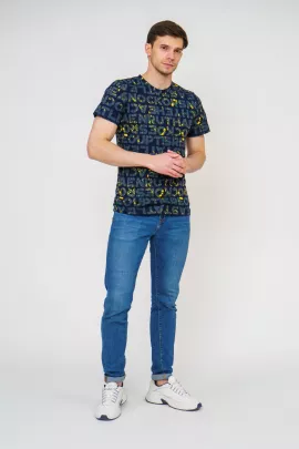 Фм-03 НСД Футболка мужская (кулирка ) Темно-синий