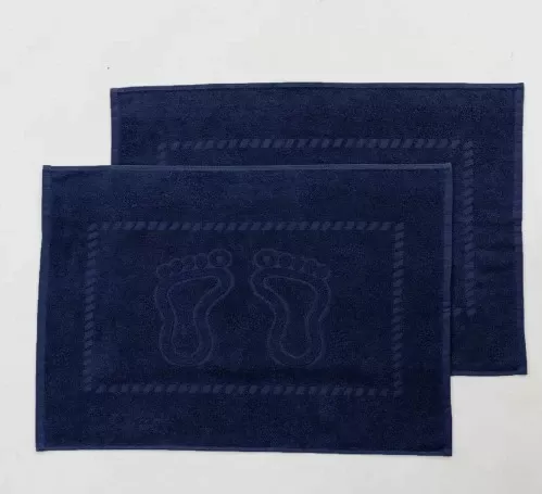 Полотенце махровое - Ножки, цвет синий