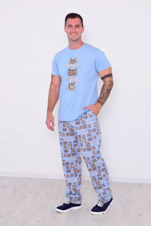 Пижама мужская 9-211а (индиго)