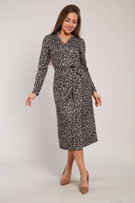 *Платье женское Ф-1-073е (леопард)