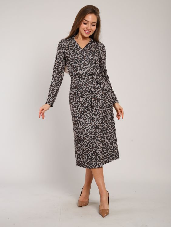 *Платье женское Ф-1-073е (леопард)
