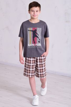 Пижама детская 7-311 (графит)