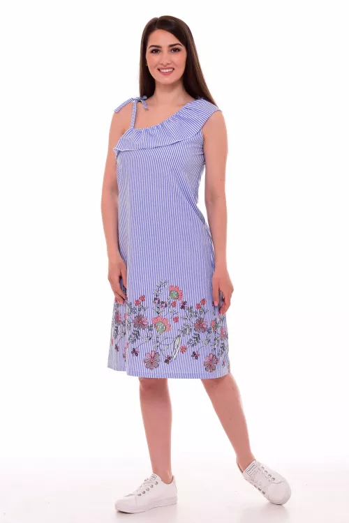 Сарафан 4-075 голубой последний размер