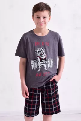 Пижама детская 7-312 (антрацит)