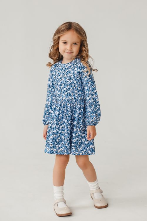 Платье 5-224 голубой