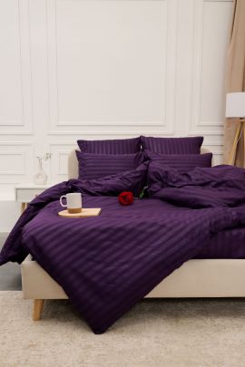 КПБ Микрофибра-Страйп - Фиолетовый