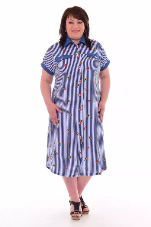 Халат женский 3-205а (подсолнухи)