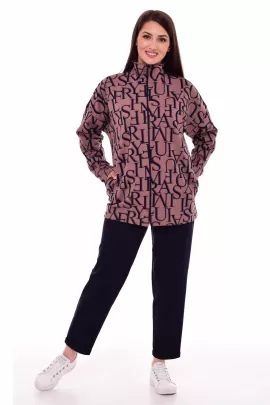 Костюм 5-287б какао + синий последний размер