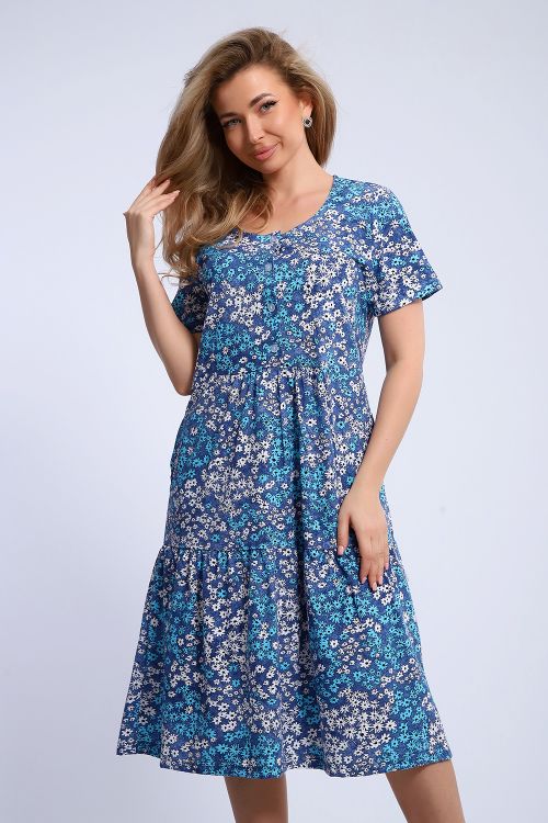 Платье с застежкой 564767