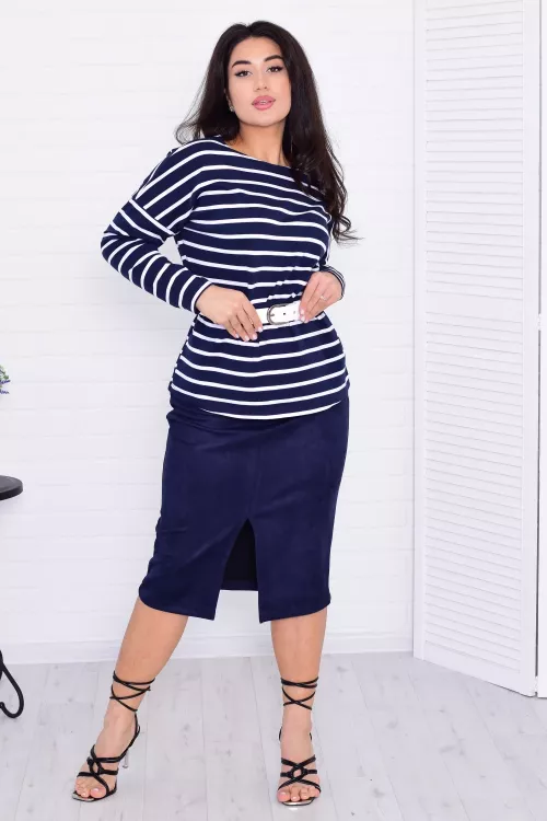 *Юбка женская Ф-9-08г (синий)