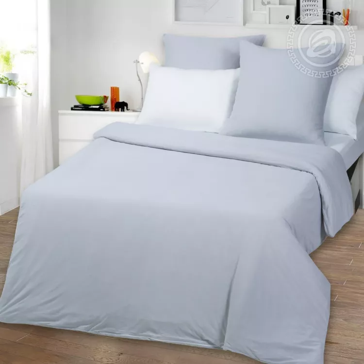 Пододеяльник трикотажный на молнии Серый 263 200х215 263