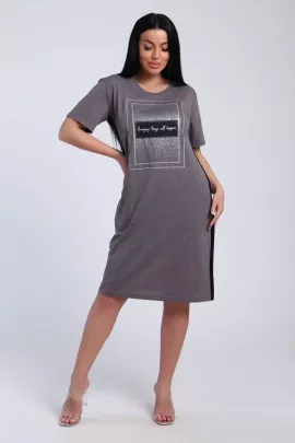 Туника 76179 серый последний размер