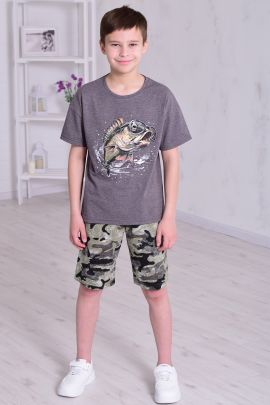 Пижама подростковая 11-069 (антрацит),